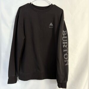 Burton Men's Black Crewneck Sweatshirt | Size Large